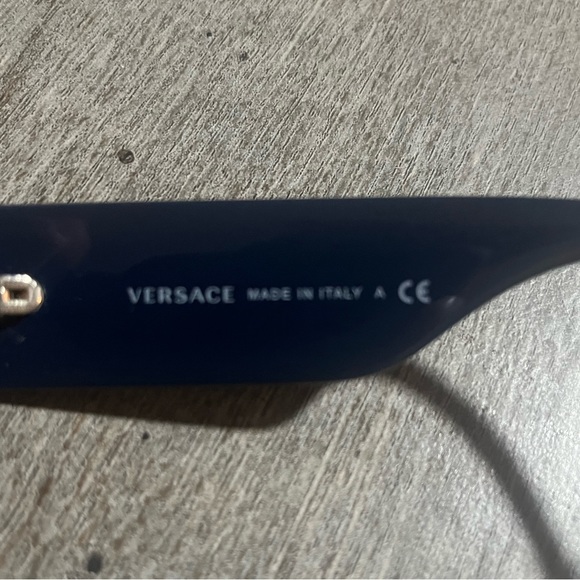 Versace, Men's Sunglasses, Blue Aviators Model:VE4340-523387 - Picture 4 of 7